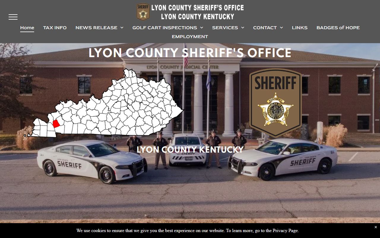 Lyon County arrest records and court charges sheriff homepage