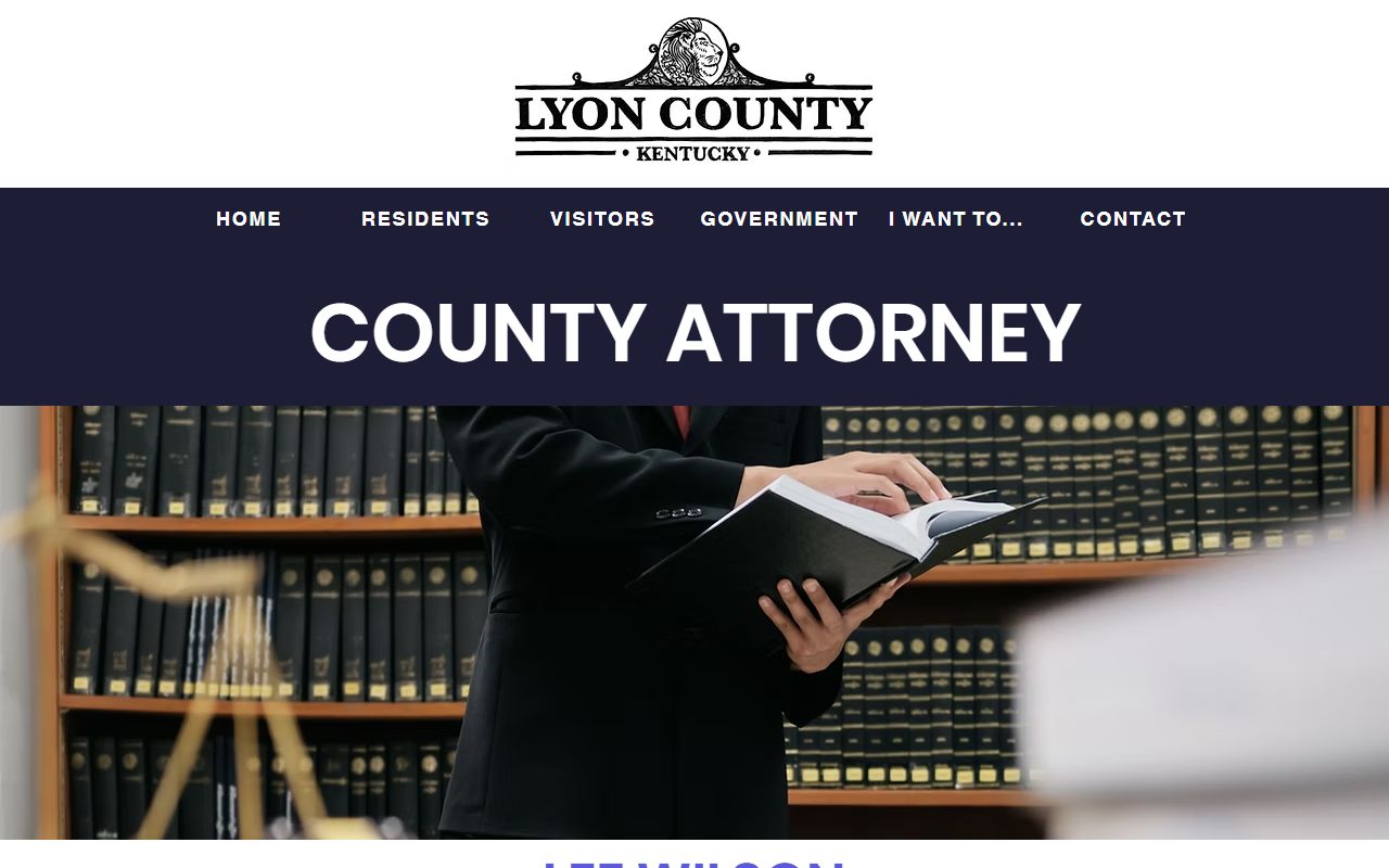 Lyon County criminal court records County Attorney prosecution page