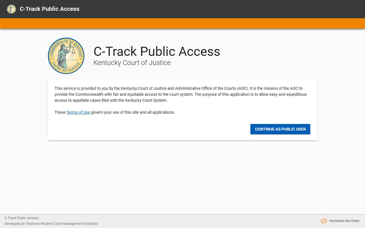 Lyon County court records in Kentucky appellate public access