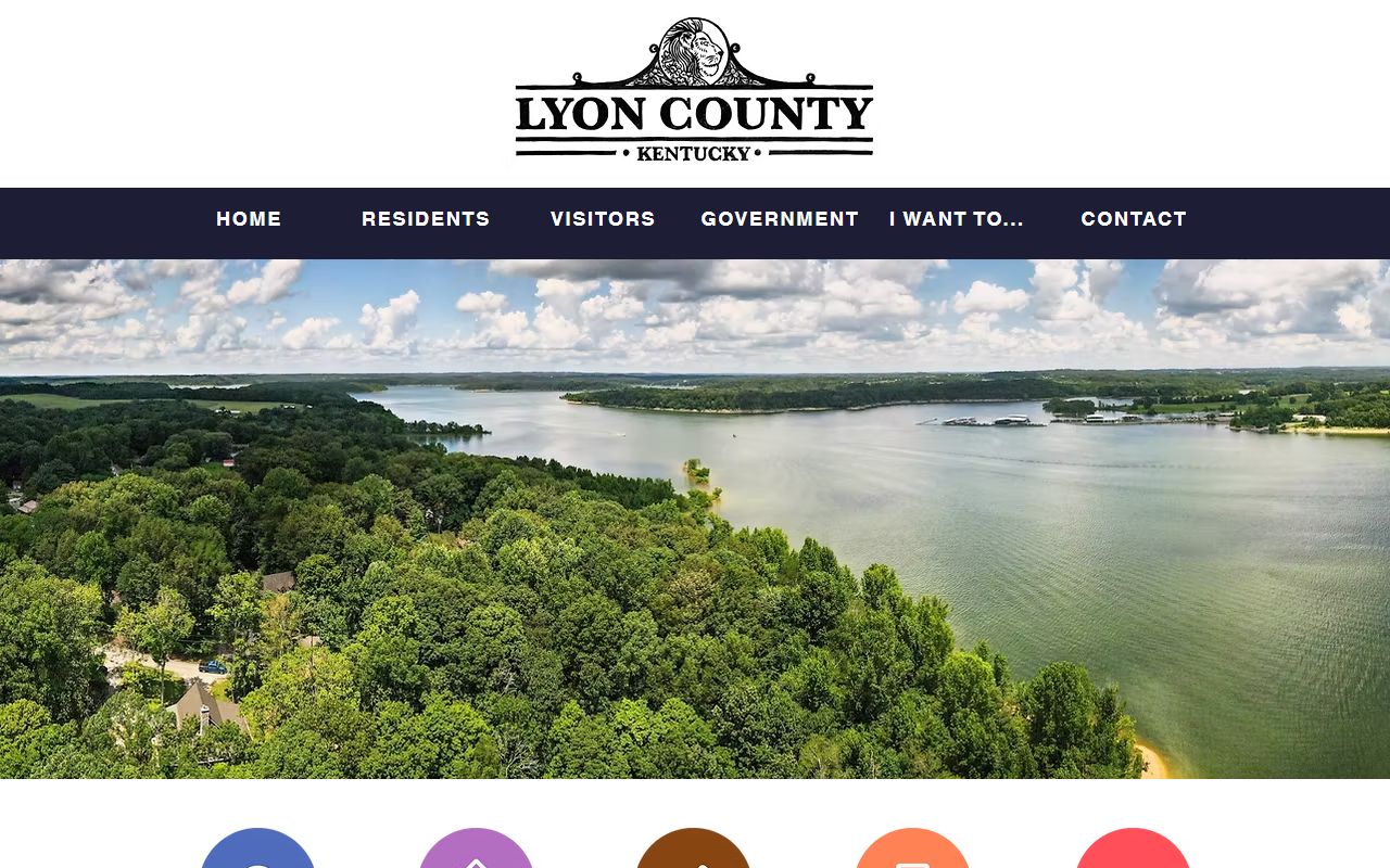 Lyon County court records and county government offices in Eddyville
