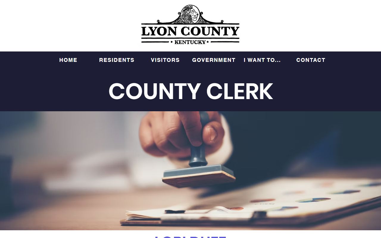 Lyon County marriage records and county clerk information