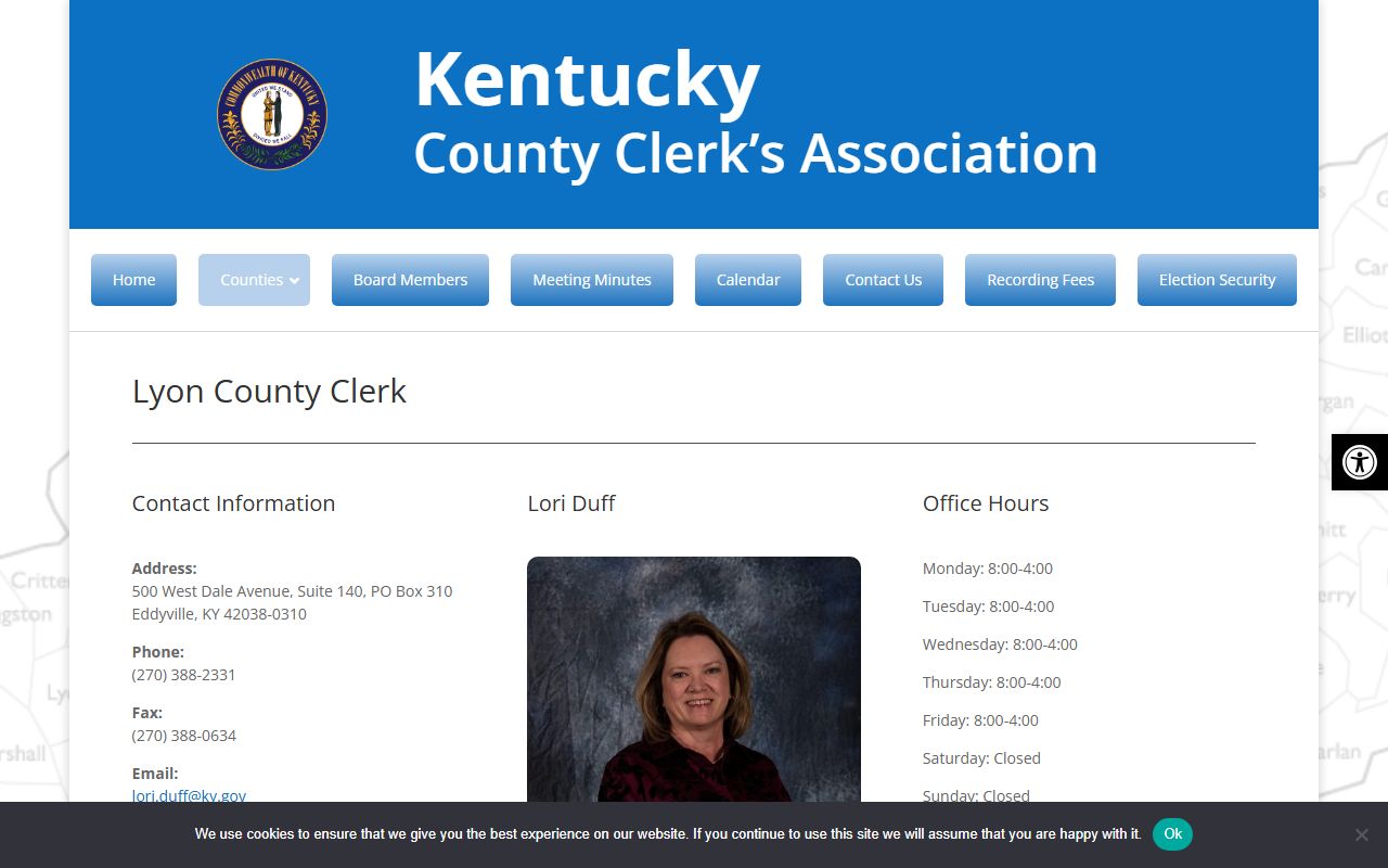 Lyon County traffic court records clerk source
