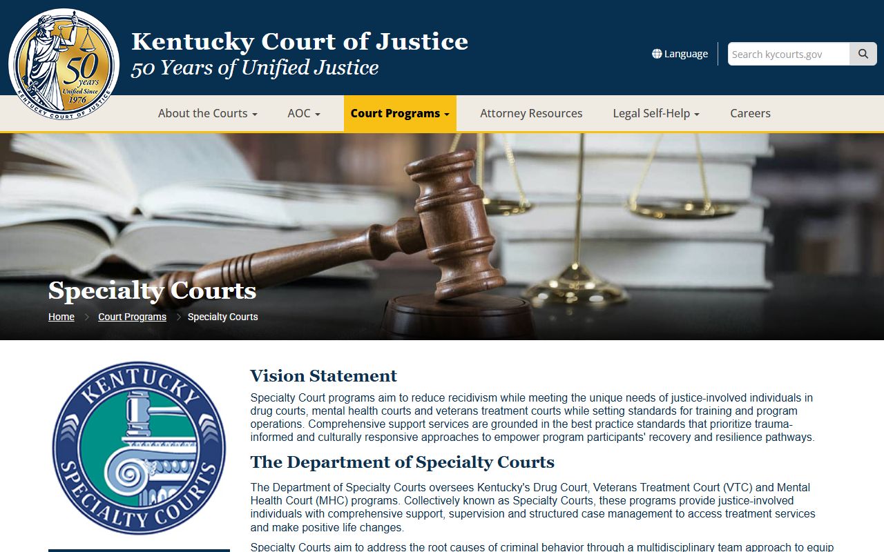Lyon County traffic court records Kentucky court program source